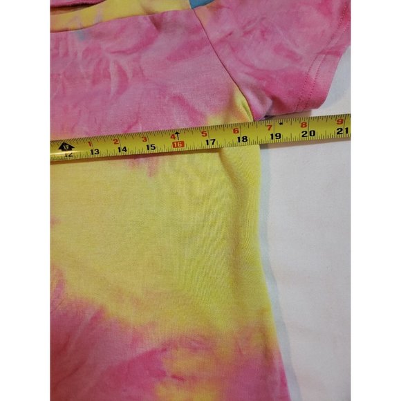 Andree by Unit womens tie dye one shoulder tee shirt size M - Picture 8 of 12